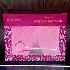 DWELL STUDIO DOUBLE-SIDED WEIGHTED EYE MASK WARMING/COOLING NEW SLEEP MASK